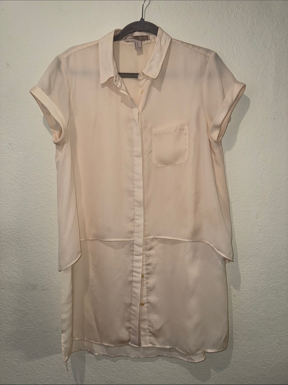 Forever 21 Cream Blouse